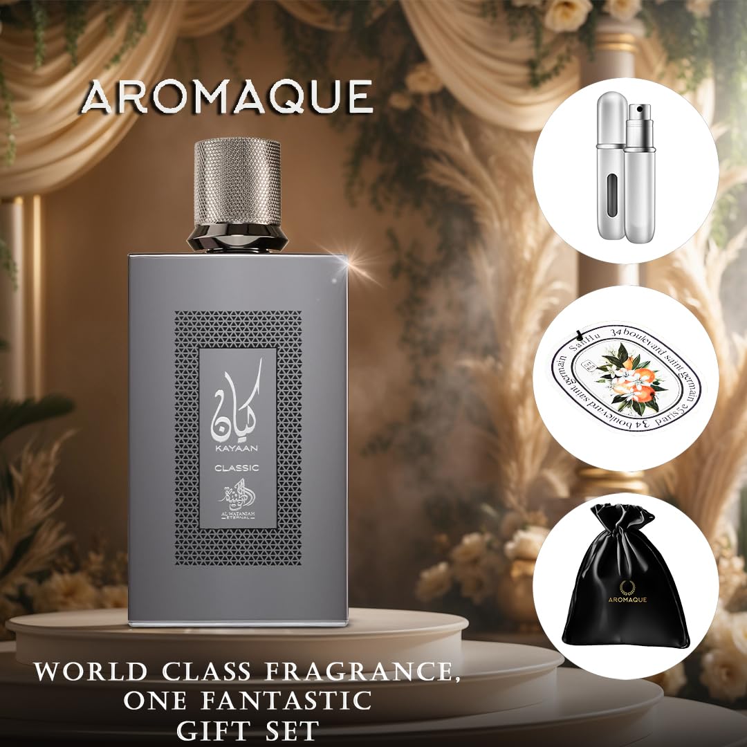 Amazon | AROMAQUE Al Wataniah Kayaan クラシック香水 3.4液量オンス