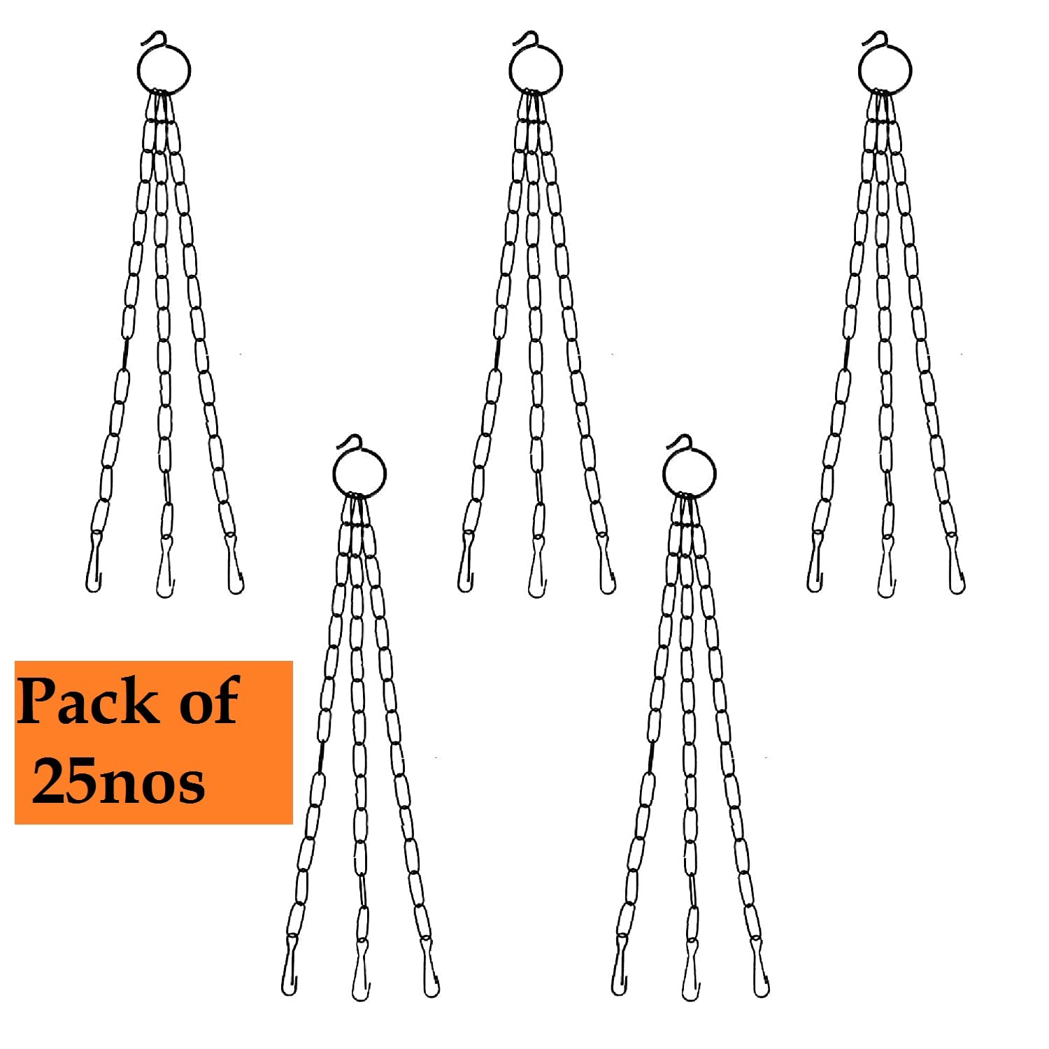 EARATAGROPOTS Agritech Hanging pots 12 inch Metal Chain Set of 25 (25) (B09L6DZK1W) Amazon Price History, Amazon Price Tracker