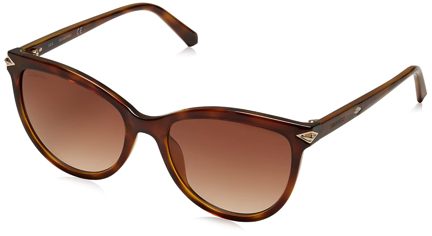 ÓCULOS SOLAR SWAROVSKI SK221 Cor:Marrom;Tamanho:Único;Gênero:Mulher