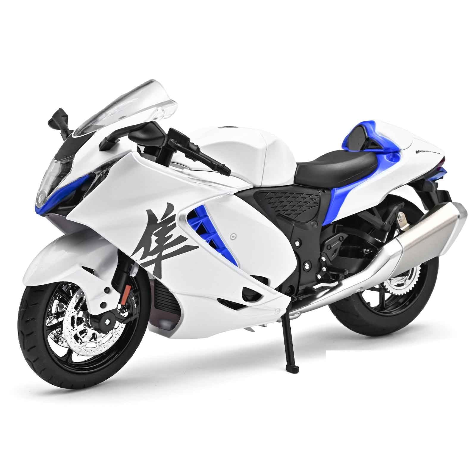 POEWRI for Suzuki Hayabusa GSX1300R Motorcycle Alloy Metal Diecast Model Racing 1:12