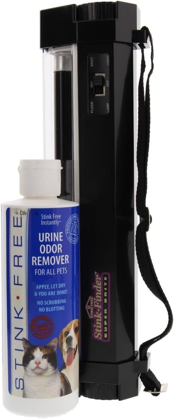 Stink-finder Super Bright Combo, Incl. Stink Free Instantly 8 Oz Urine Odor Remover (Free) by Stink Free