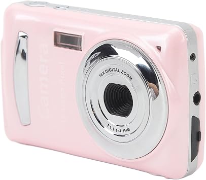 Yunseity 1080P Full HD 16X Zoom 64MP Digital Point and Shoot Camera, 2.4 Inch IPS Screen Auto Focus Vlogging Camera for Kids Teens Adult Beginner