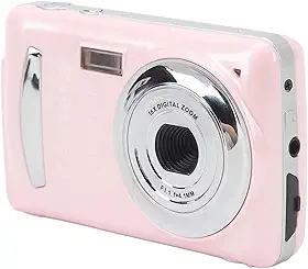 Câmera digital 1080p, câmera vlogging de 16 MP com tela HD de 2,4 polegadas, zoom digital de 16x, anti trepidação de vários eixos, foco automático, câmera digital de apontar e fotografar para