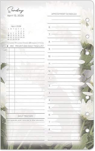 Miniatura 2 de FranklinCovey - Planificador de dos páginas por día con anillo (compacto, abril de 2026 - marzo de 2027)