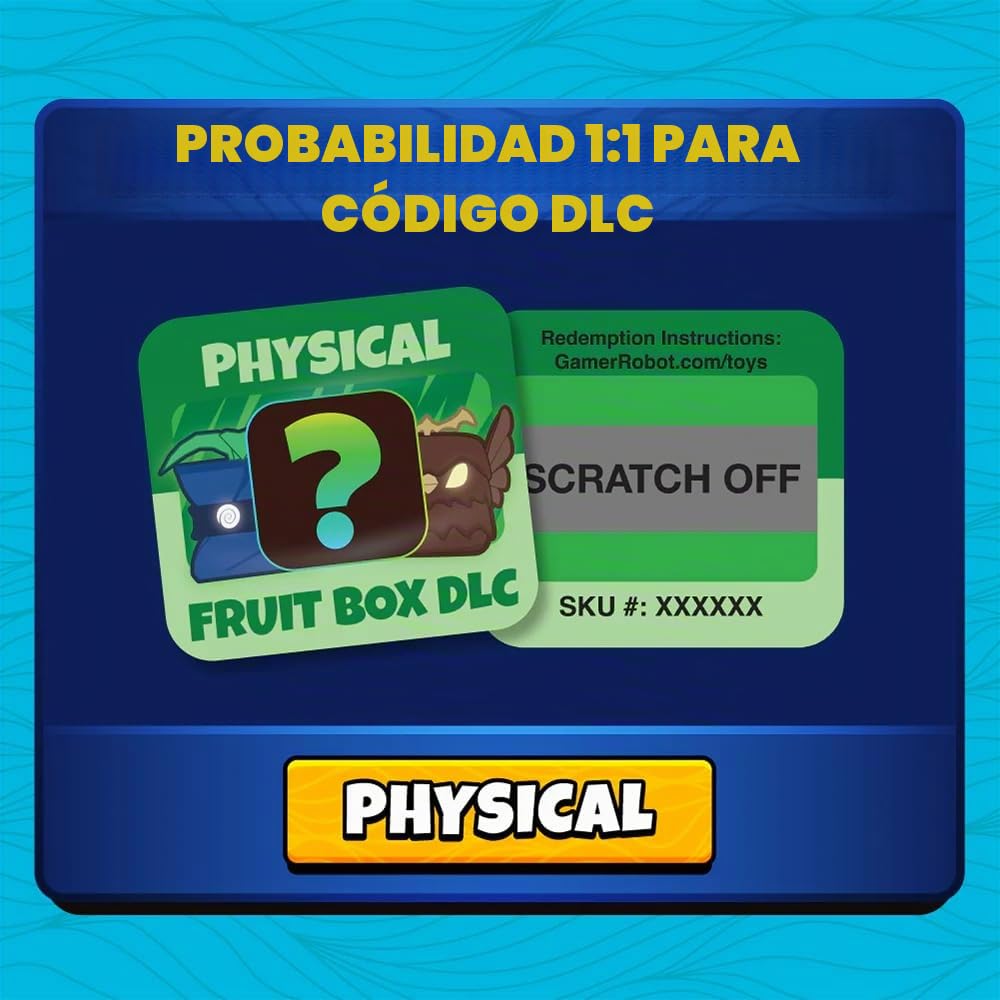 PhatMojo BLOX Fruits - Mystery Fruit - Paquete de 2 Peluches coleccionables (4 Pulgadas de Alto, Serie 1) [Incluye DLC, Licencia Oficial]