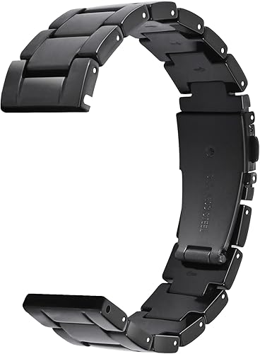 Compatible con Garmin Vivosmart HRHR+Plus Correa de resina ligera fina con hebilla de acero inoxidable bandas de repuesto