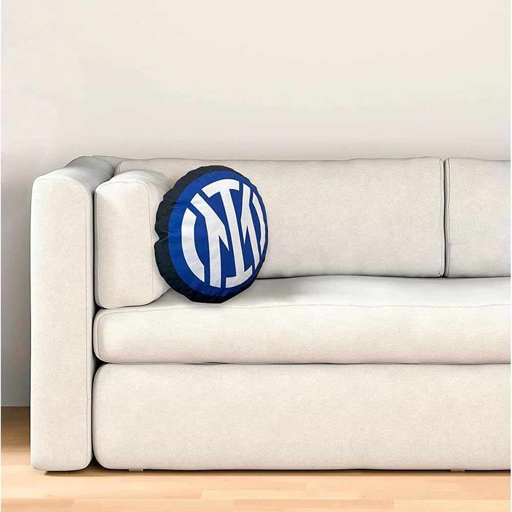CUSCINO F.C. Inter ufficiale SAGOMATO per arredo divano letto