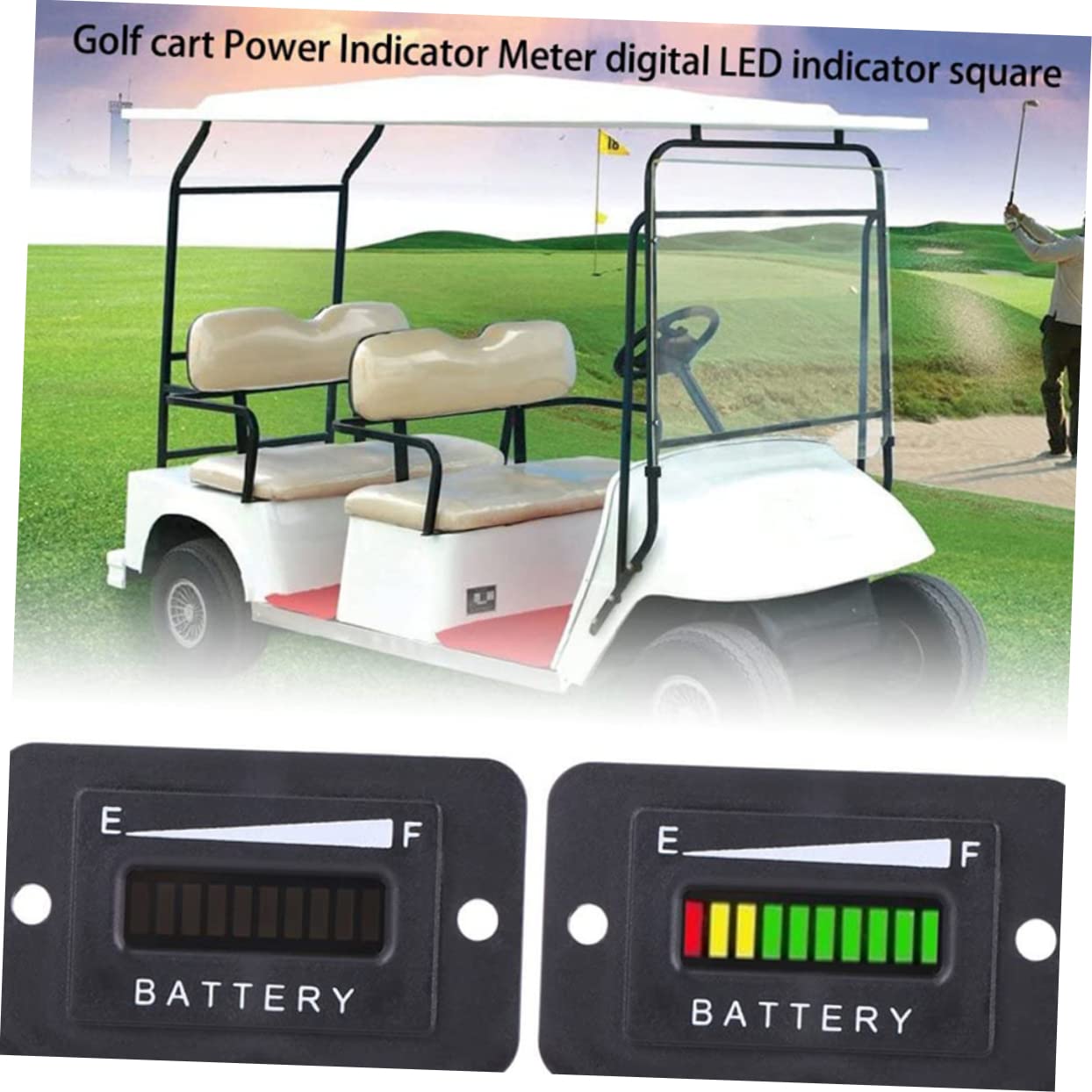 TOPBATHY Misuratore Capacità Batteria LED Portatile Tester per Auto Strumento Controllo Potenza Compatto e Sicuro per Batterie