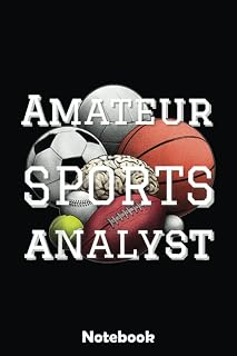 Amateur Sports Analyst Sports Fan Basketball Golf Notebook: Basketball Themed Blank Lined Journal Notebook for School, Work, Taking Notes & Gifting - for Boys & Girls, Teens, ... 110 pages