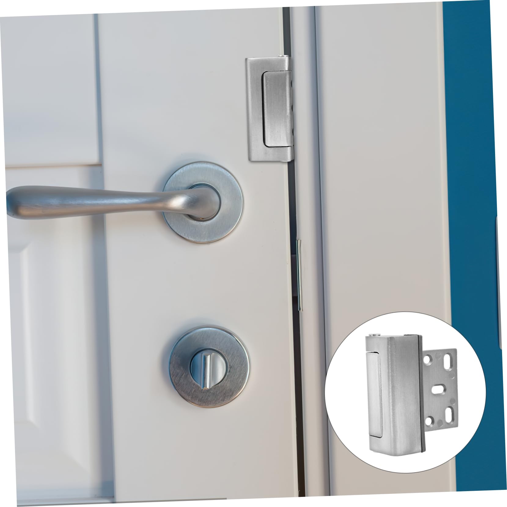Angoily 4 Piezas Cerradura De Puerta Con Cerrojo Cerradura De Puerta a Prueba De Niños Armario Puerta Cerraduras Seguridad Infantil De Seguridad De Aluminio
