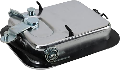 Miniatura 421 de TRQ Manija de puerta exterior delantera izquierda plateada para el lado del conductor compatible con Nissan 370Z 2009-2017