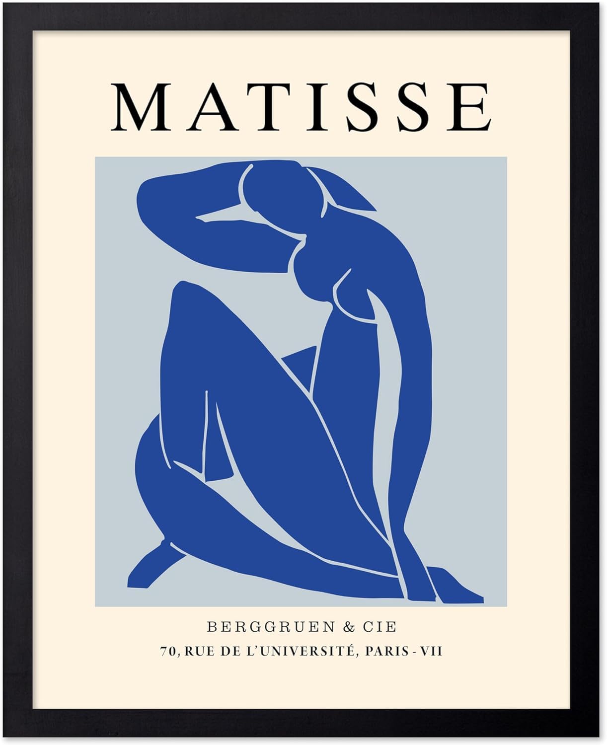 Henri Matisse Wall Art Prints Blue Nudes Abstract Women Poster 40x60cm