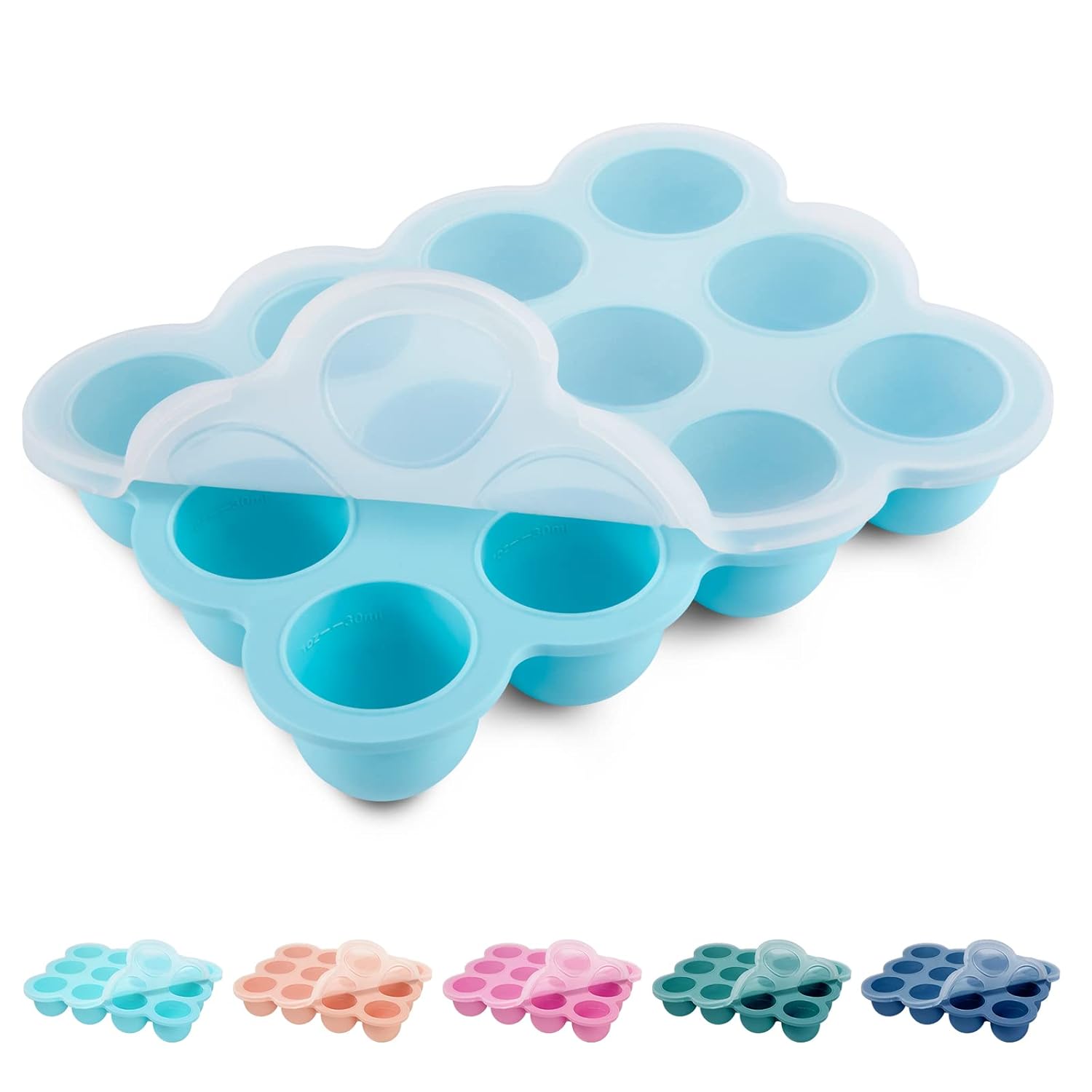 Baby Food Storage Container 12 Cup Silicone Baby Food