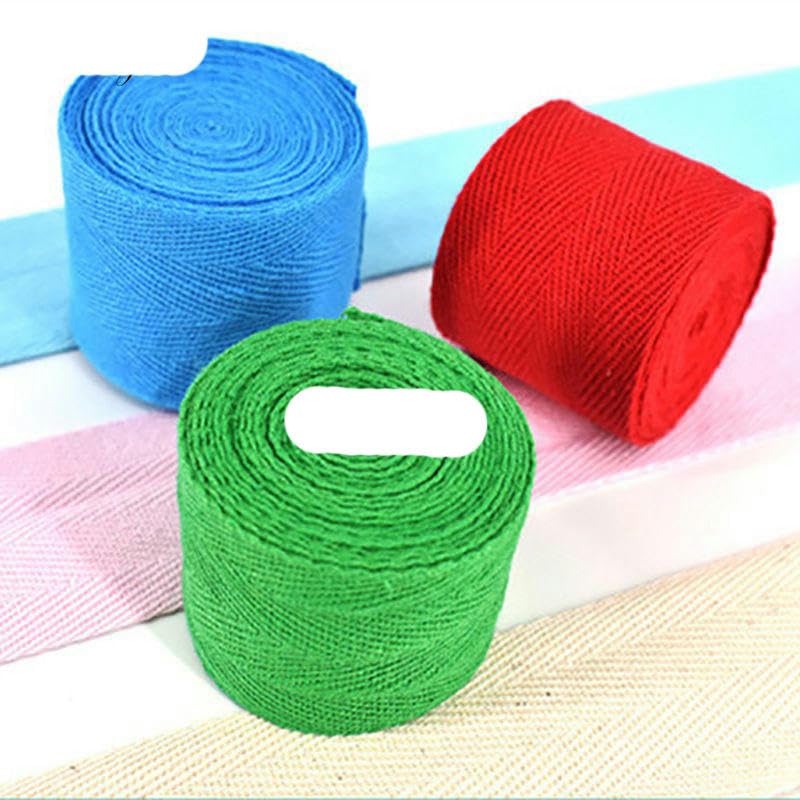 Paquete de cinta de espiga con cinturón de algodón 100% de 30MM de ancho, cinta de algodón de 50 yardas para ropa hecha a mano, aproximadamente 50 yardas_~
