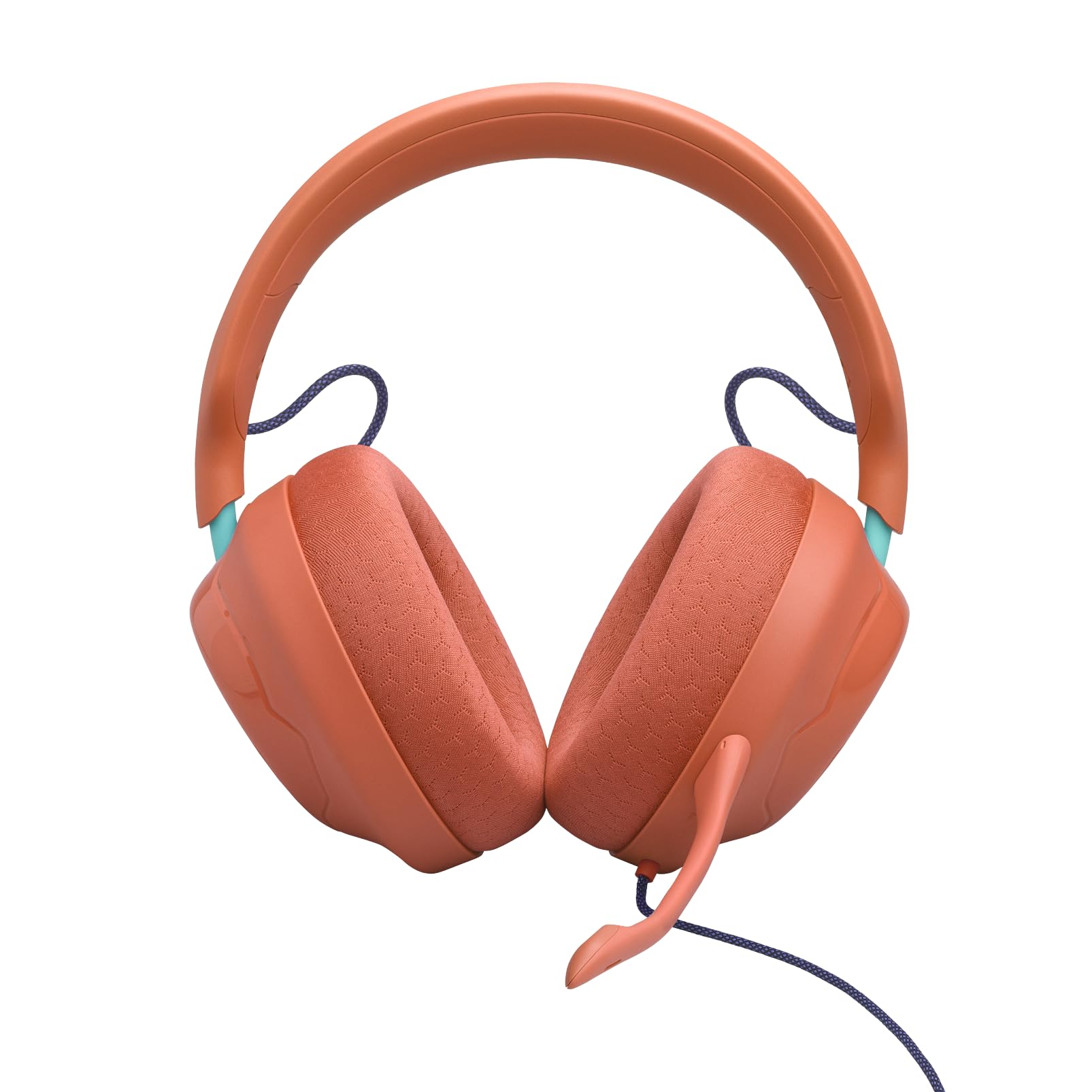 JBL Quantum 120, Casque Gaming Circum-Aural Multiplateforme Filaire, Corail