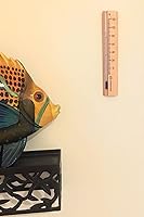 Vista 5 de Termómetro de pared interior de madera de 6 pulgadas (haya)