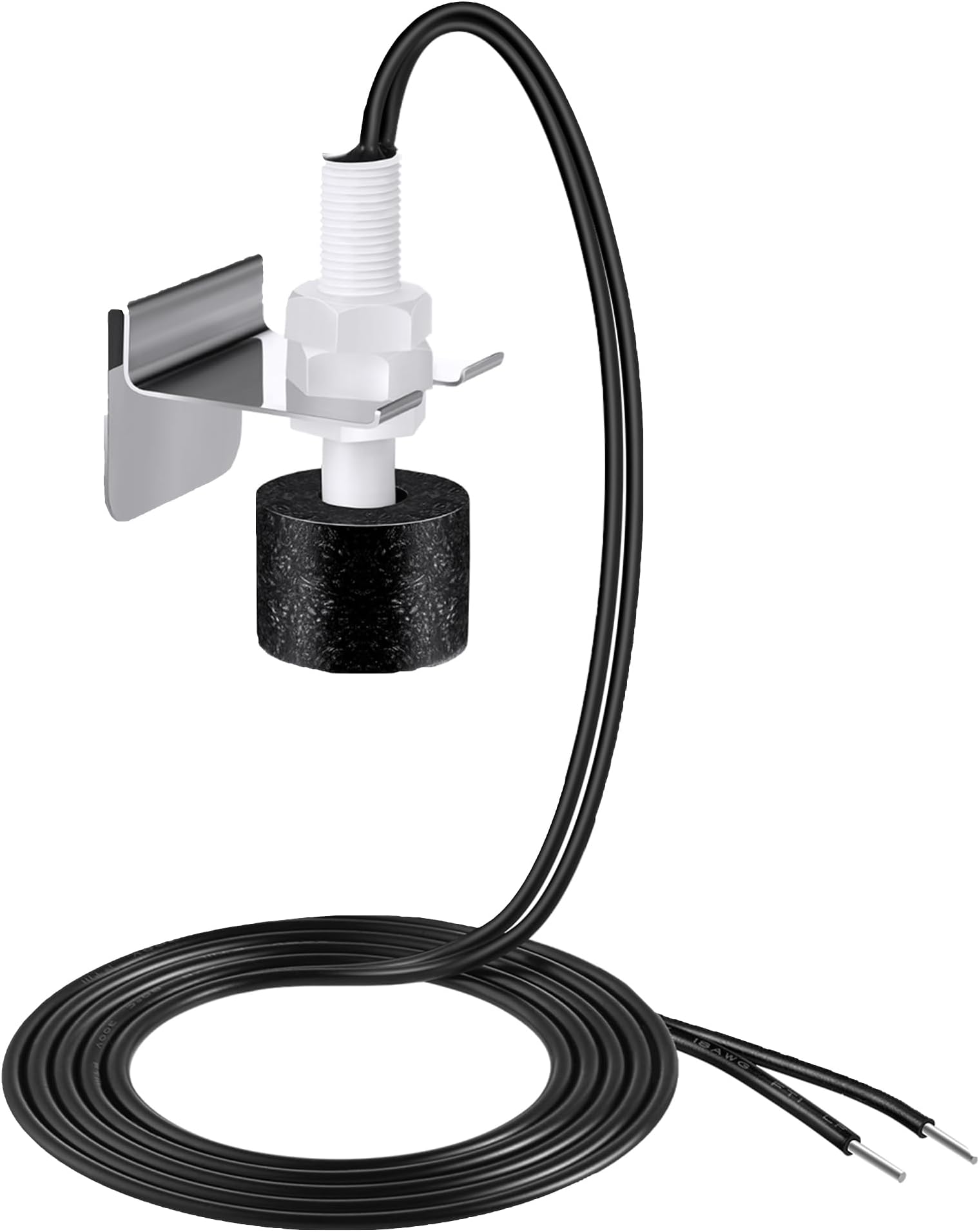 1 Pack SS3 Pan Float Switch with Condensate Overflow Detection, SS3 Condensate Overflow Switch, Water Leak Detector for HVAC System Drain Pans, Install on Primary and Auxiliary Drain Pans