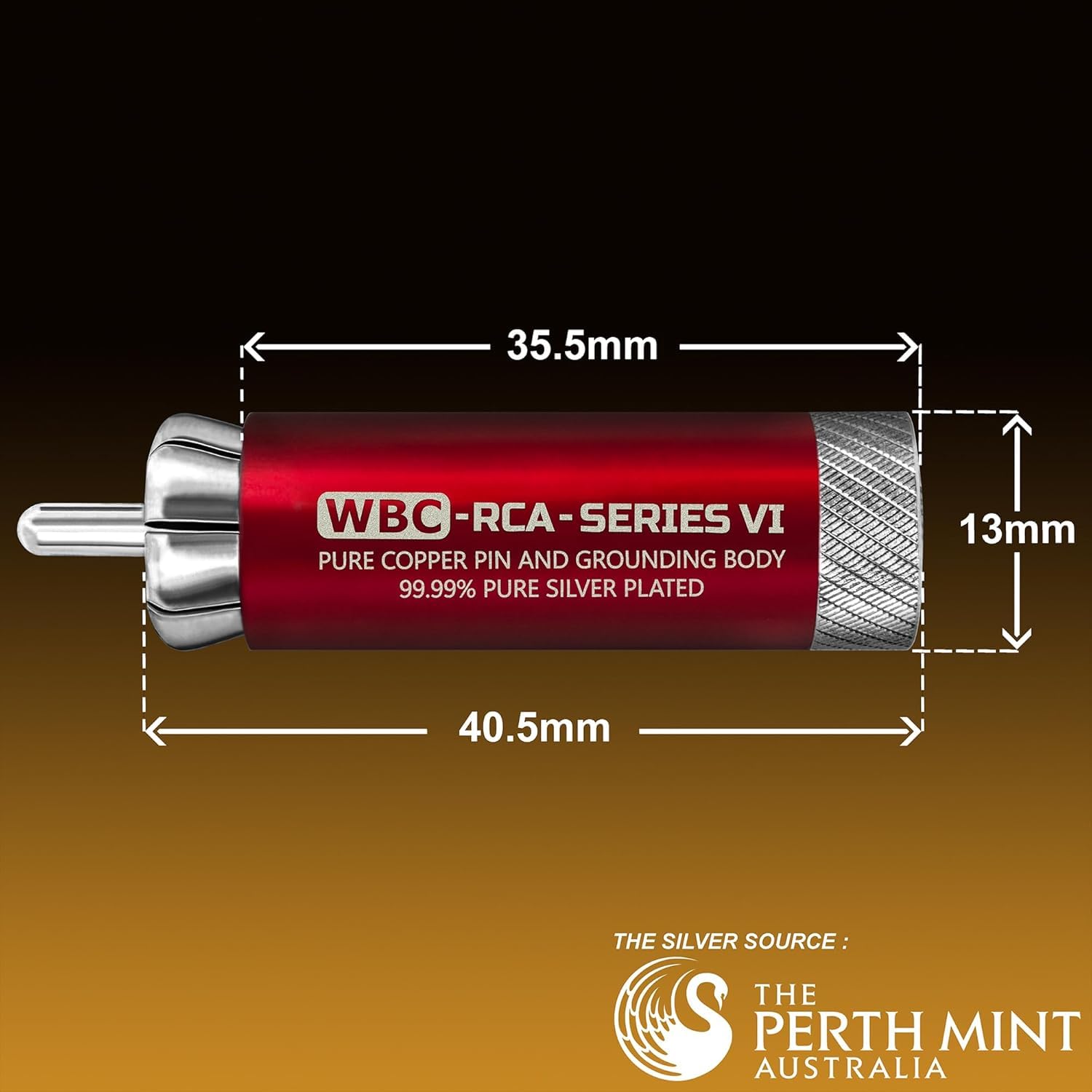 WORLDS BEST CABLES ULTIMATE - 18 AWG - OFC ultra puro - Capacitancia ultra baja (15 pF/pies) - Par de cables RCA para audiófilos premium con conectores RCA de cobre puro chapados en plata y cubierta