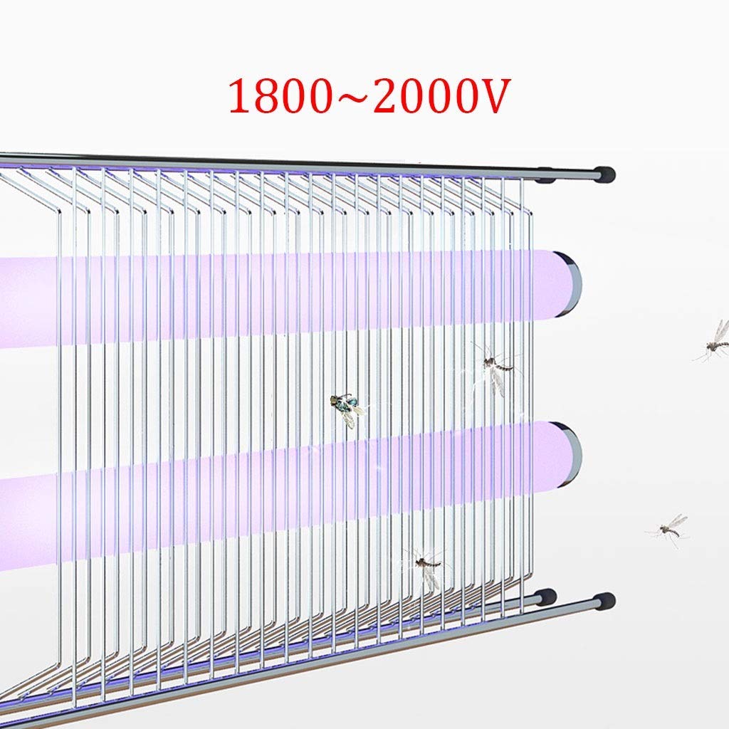 Mückenfalle mit Lampe, Mückenvernichter für den Innenbereich, elektrischer Insektenvernichter, Fliegenvernichter, UV-Wellen-Mückenvernichter für Privat- und Gewerbegebrauch, 1800–2000 V LED-