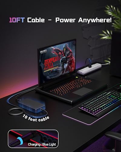 Miniatura 6 de Cargador de portátil Alienware de 240 W para laptop Dell Alienware (productos certificados de seguridad UL) (compatible con todos los adaptadores de