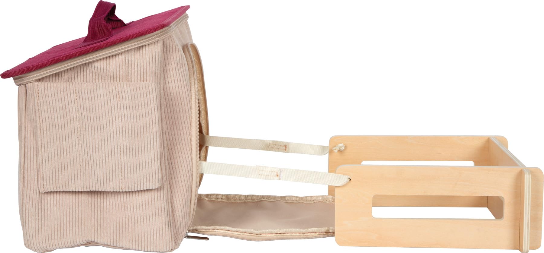 Small Foot Set da Gioco Cavallo con stalla e Accessori nella Borsa, Cavallo di Peluche con numerosi Accessori per Cavalcare e per la Cura, per Bambini dai 2 Anni, 12731