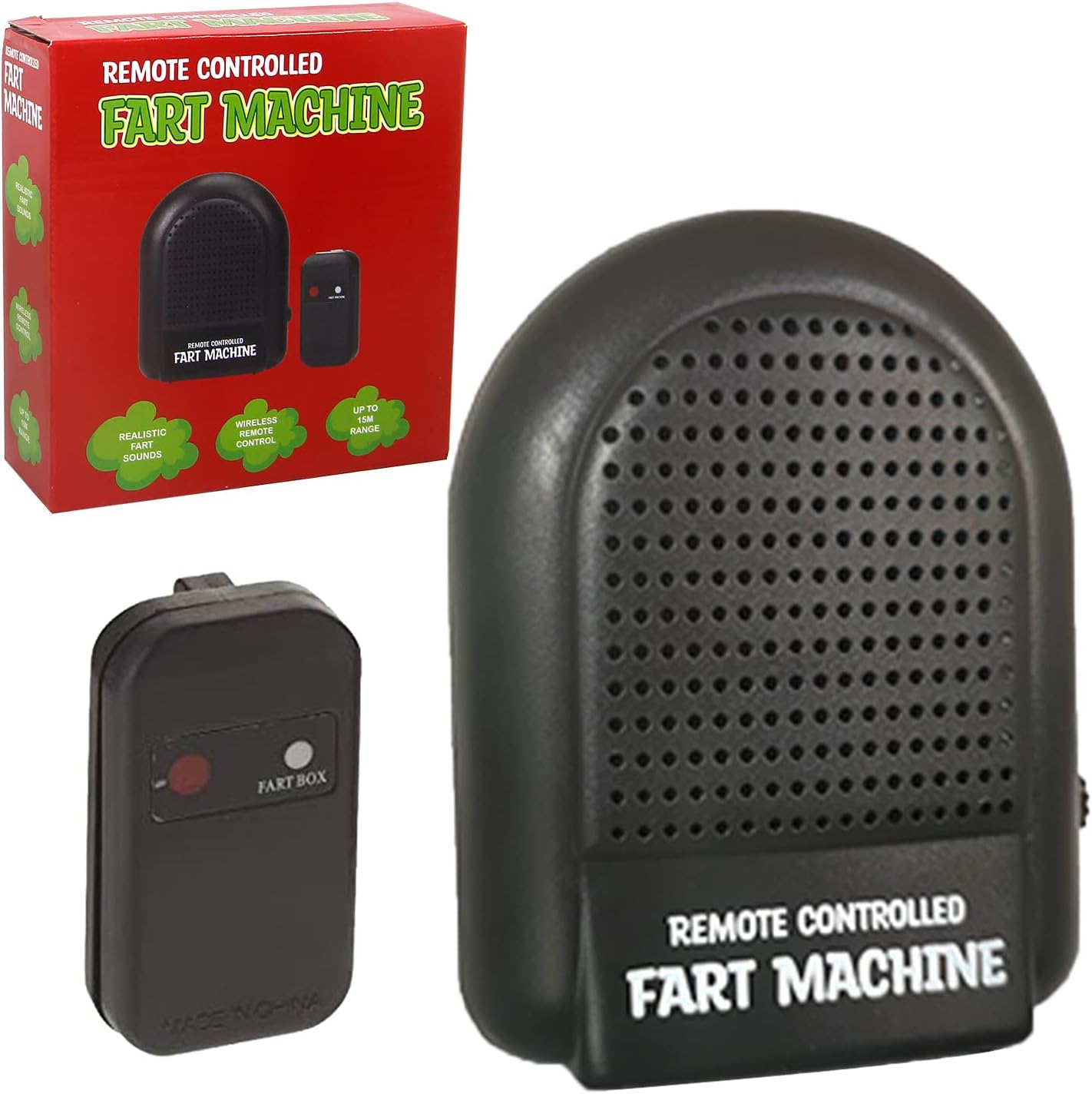 Biottro Fart Machine with Remote, Pocket Size Remote Controlled Fart Machie Farting Toy with