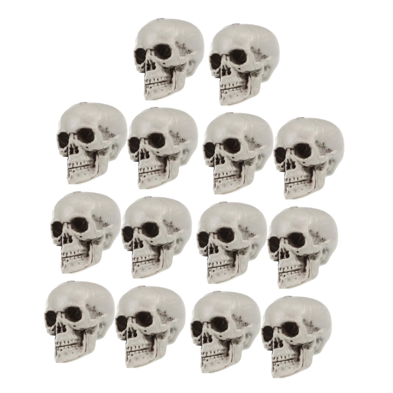 BESTonZON 54 Pezzi teschio di halloween party halloween decorazione halloween scheletro di halloween snodabile scheletri di Halloween decorazioni torte decorazione casa decorazione scheletro