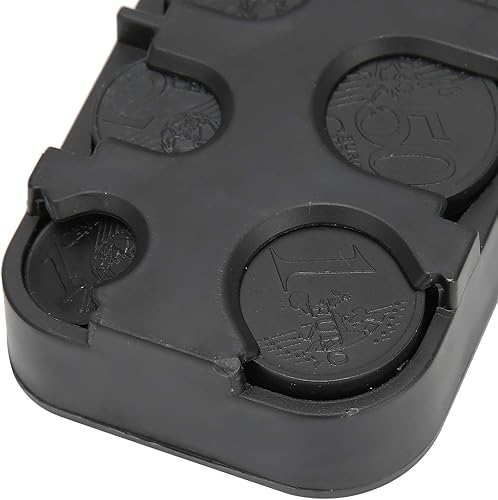 Miniatura 5 de Soporte para monedas, organizador de cambios, almacenamiento universal, dispensador de dinero, mini clasificador de centavos, caja de diez centavos,