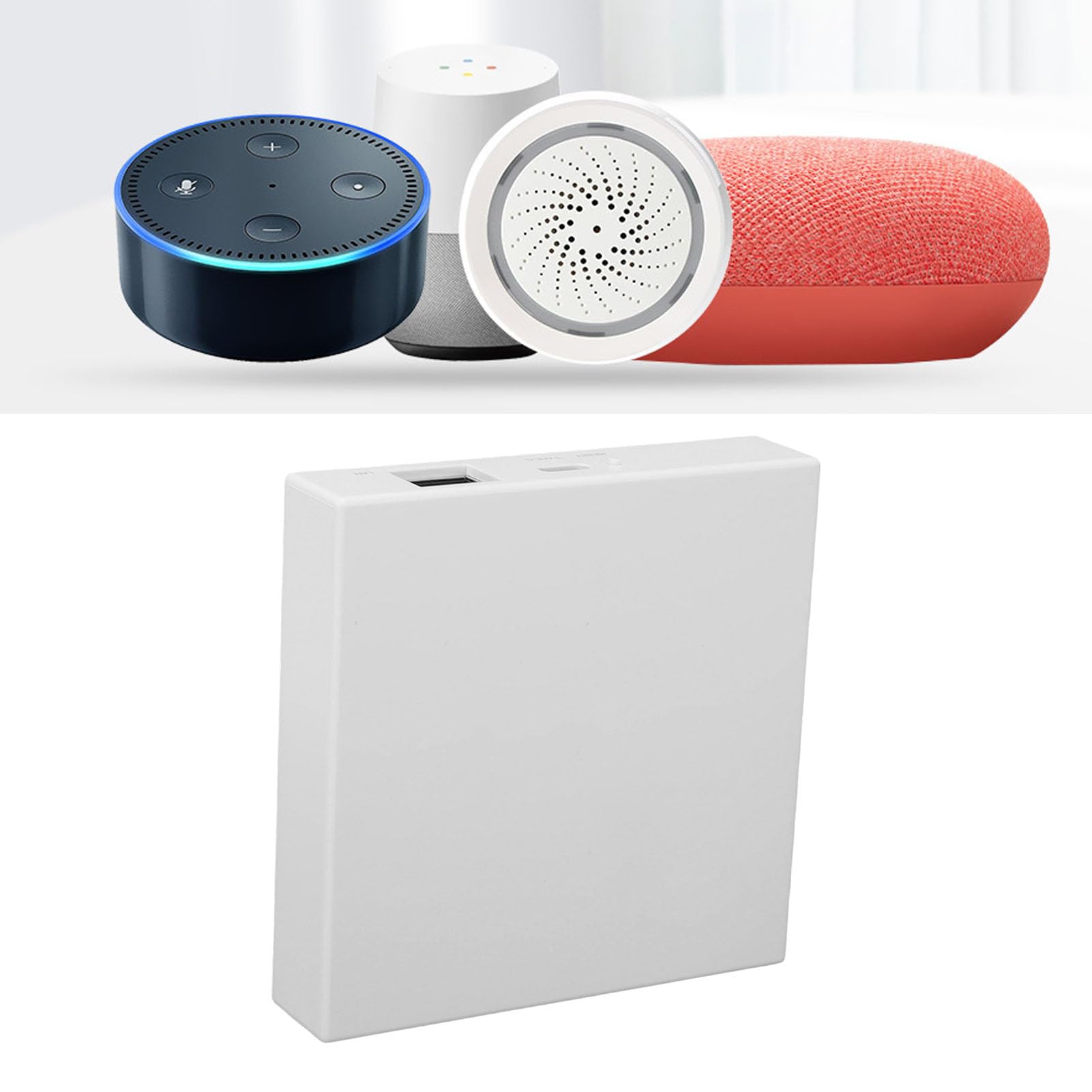 Gateway Smart Home cablato per Tuya ZigBee 3.0, porta di rete RJ45 | Supporta il controllo remoto e vocale con connessione RJ45 cablata per dispositivi Smart Home