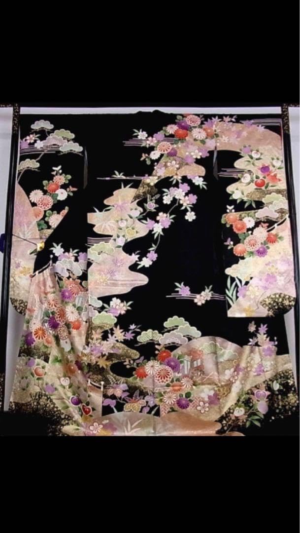 正絹お振袖︎長襦袢セット 美品 正絹お振袖 長襦袢 7点セット M