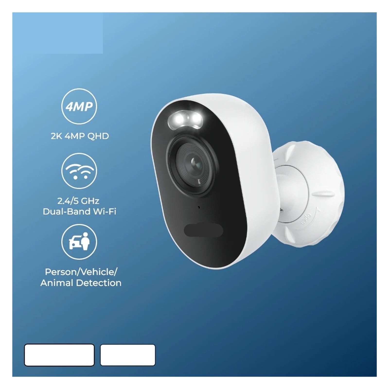 Cámara de Seguridad WiFi for Exteriores Cube de 4MP