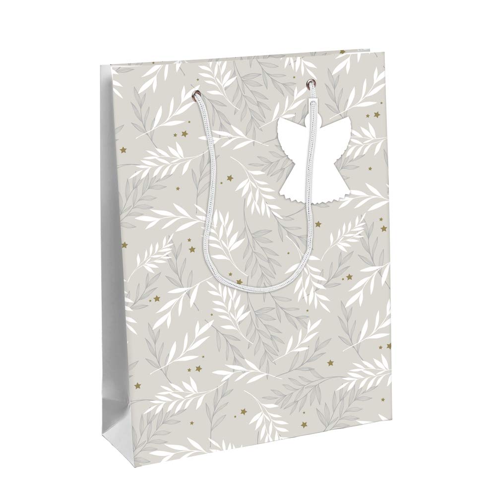 Eurowrap - X-29517-2C - sacchetto regalo Natalizio 26,5x14x33cm 210g, Ange