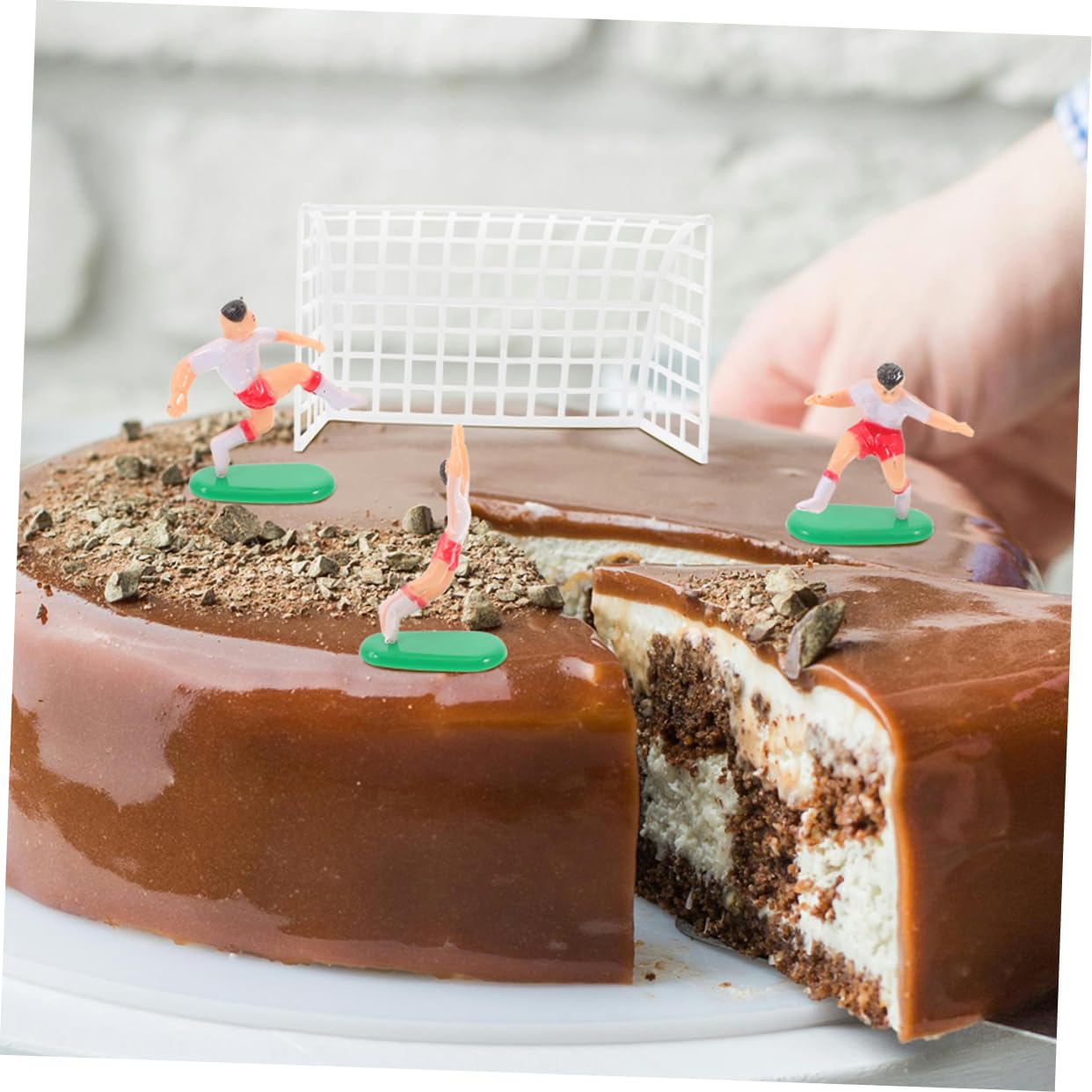 iplusmile 4 Set Di Decorazioni Per Torte Di Compleanno A Tema Calcio Decorazioni Per Torte Di Compleanno A Tema Calcio Decorazioni Per Torte Di A io Con Numeri