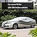 Car Covers, Auto Vehicle Covers for Indoor Grey Cheap Car Cover Dust-Proof Anti Bird Dropping Tree Leaves Windproof Car Tarp 200