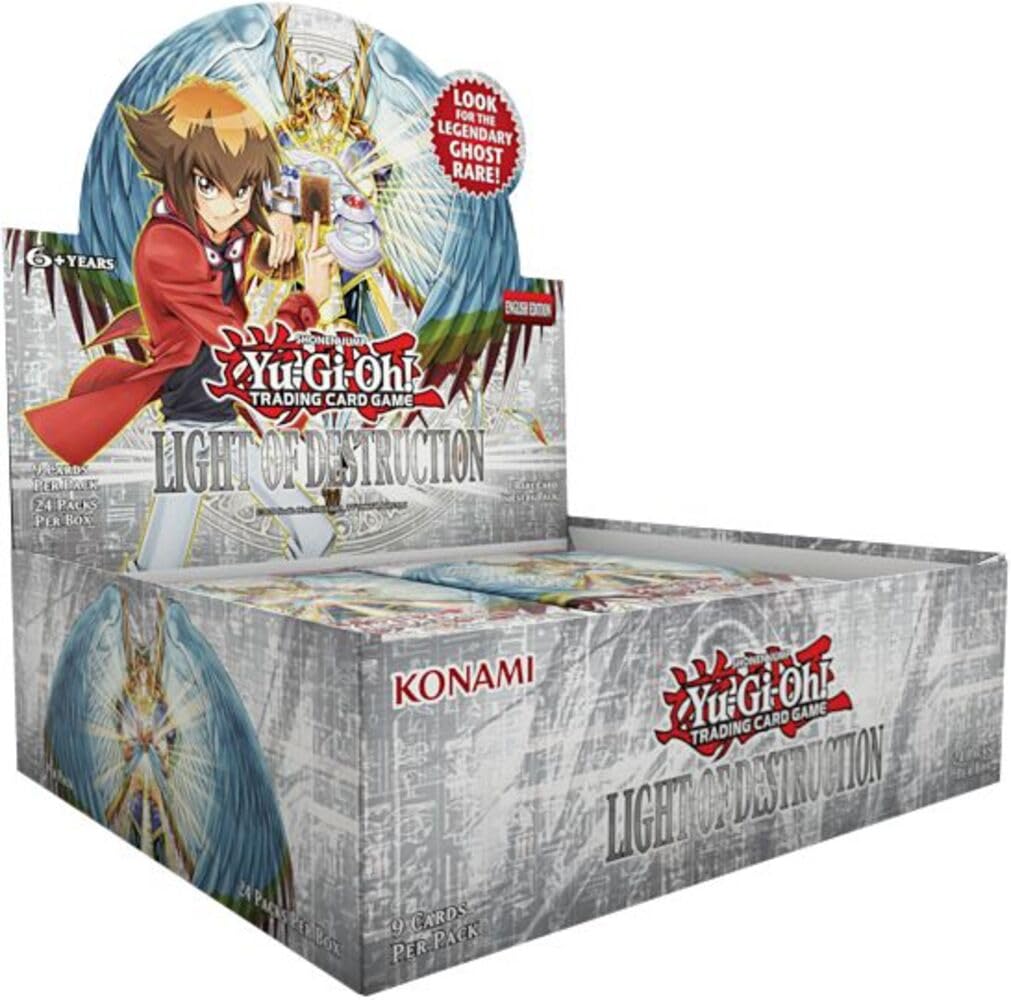 YU-GI-OH! LODT Light of Destruction Unlimited Reprint Display (24), Grey, 12 cm (W) x 14.2 cm (L) x 0.1 cm (H)