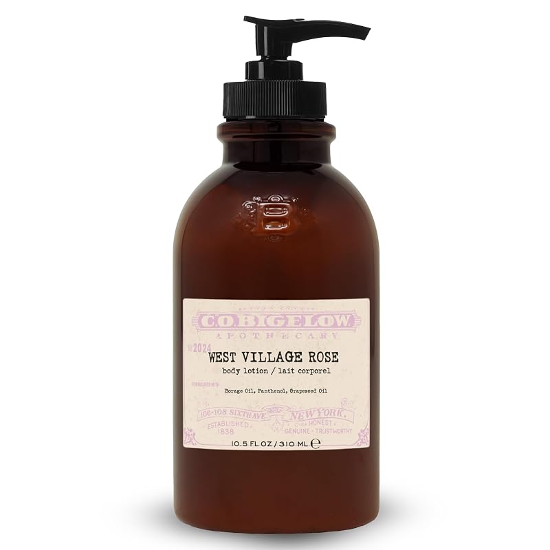 C. O. Bigelow Loção Corporal West Village Rose, 310 mL