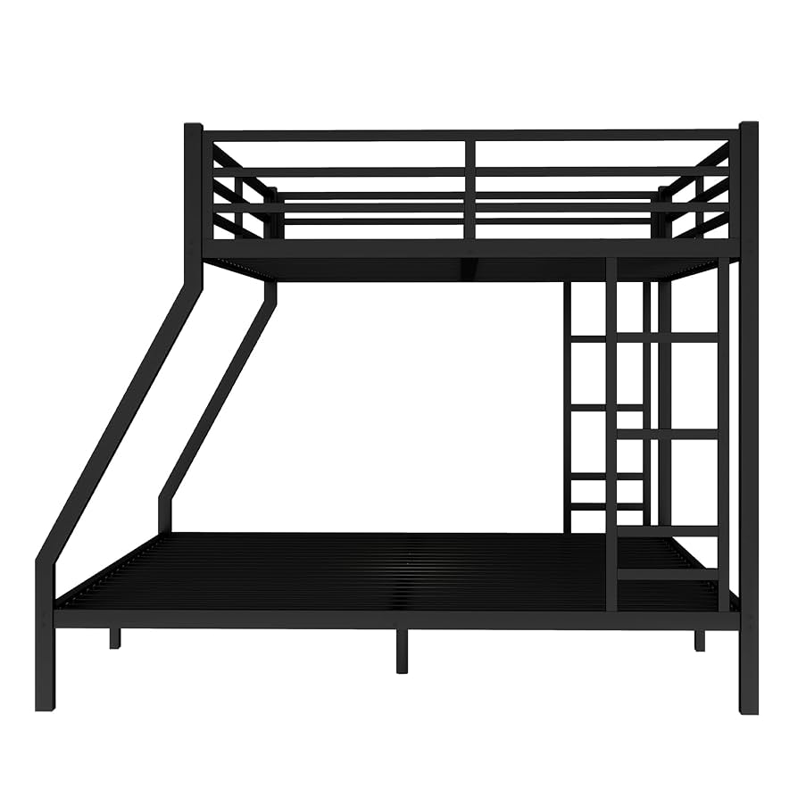 Amazon.com: HZXINKEDZSW Metal Queen Over King Bunk Bed with