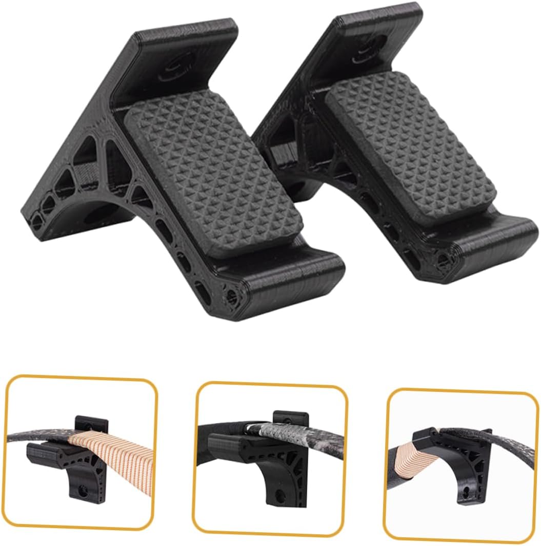 Hemoton Wall Mounted Bow Holder Bow Storage Stands for Easy Installation with Screw Mounting Stylish Display for
