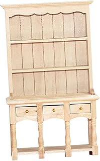 Totority 1Pc Modelo De Móveis De Madeira Brinquedo Prateleira De Armazenamento Decoração Para Casa Decoraciones Para Salas De Casa Minúsculos Móveis De Madeira Mini Casa Guarda-Roupa Mini