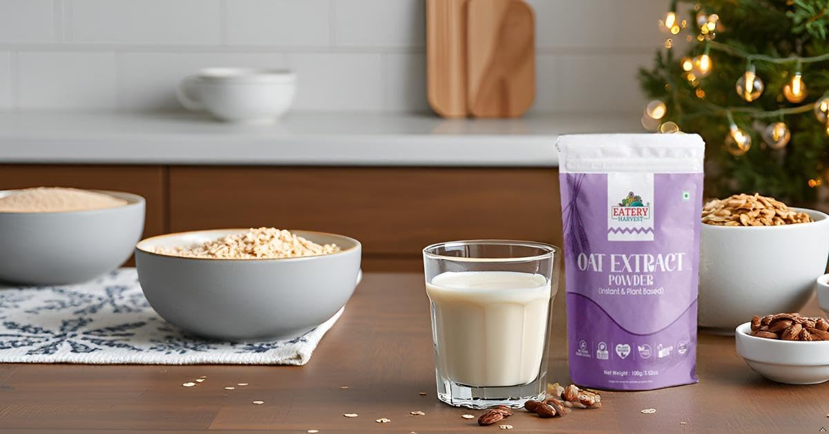 EATERY HARVEST Instant Oat Milk Powder, 100g, Sugar-Free, High Protein Australian Oats, Lactose-Free - Image 6 thumbnail