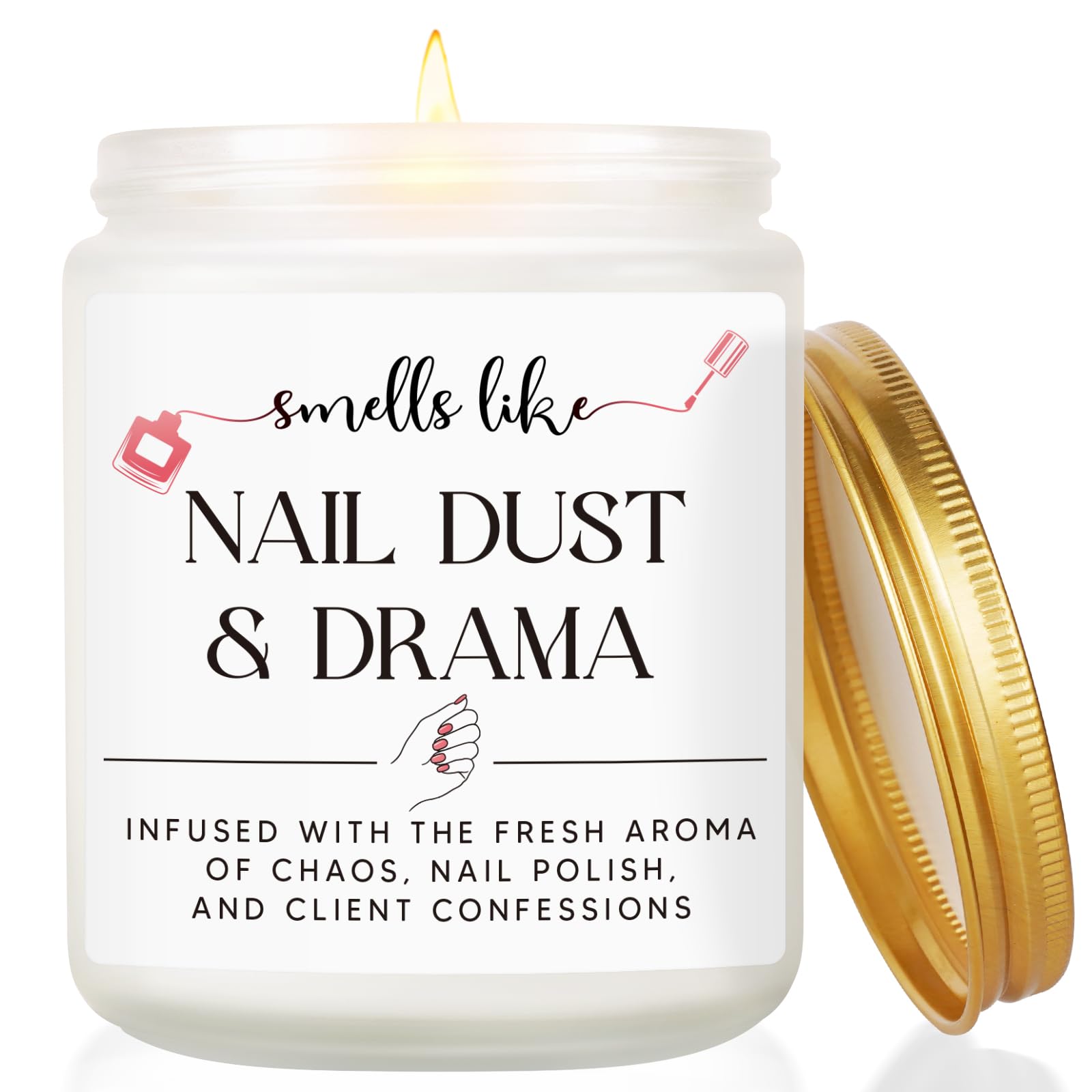 Nail Tech Gift for Women, 7OZ Lavender Scent Candle