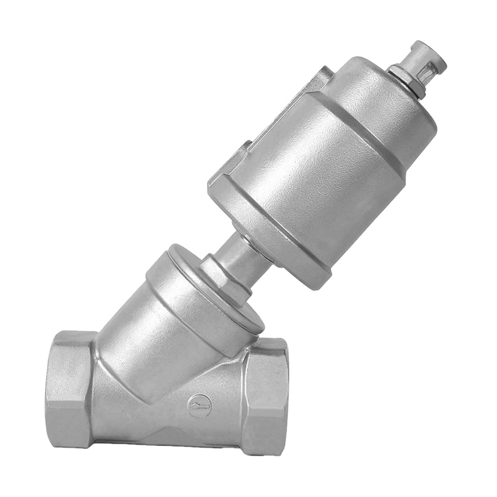 Vanne pneumatique DN50 acier inoxydable actionneur haute résistance vapeur