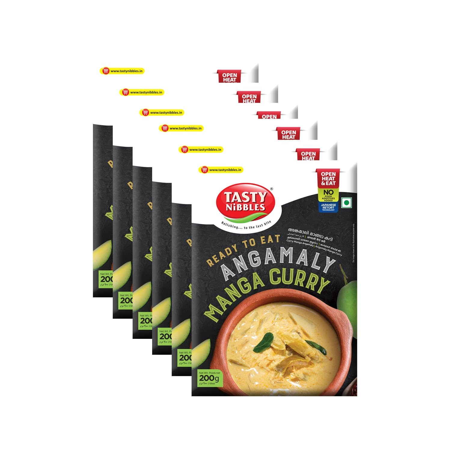 Tasty Nibbles Ready to Eat Angamaly Manga Curry 200g | Open Heat & Eat | No Food Additives Added | Japanese Retort Technology | Raw Mango Curry Kerala Style [Pack of 6] (B0CR6BSJBN) Amazon Price History, Amazon Price Tracker