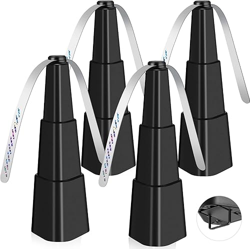 Abanicos de mosca para mesas 4 paquete - Ventiladores automáticos portátiles para mesa de picnic y repelentes de alimentos para restaurante, fiesta,