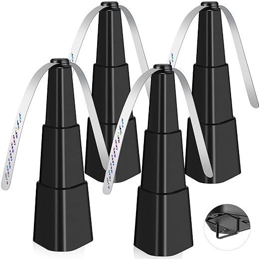 Fly Fans for Tables 4 Pack - Portable Automatic Picnic Table Food Repellent Fans Spinner for Restaurant, Party, Home