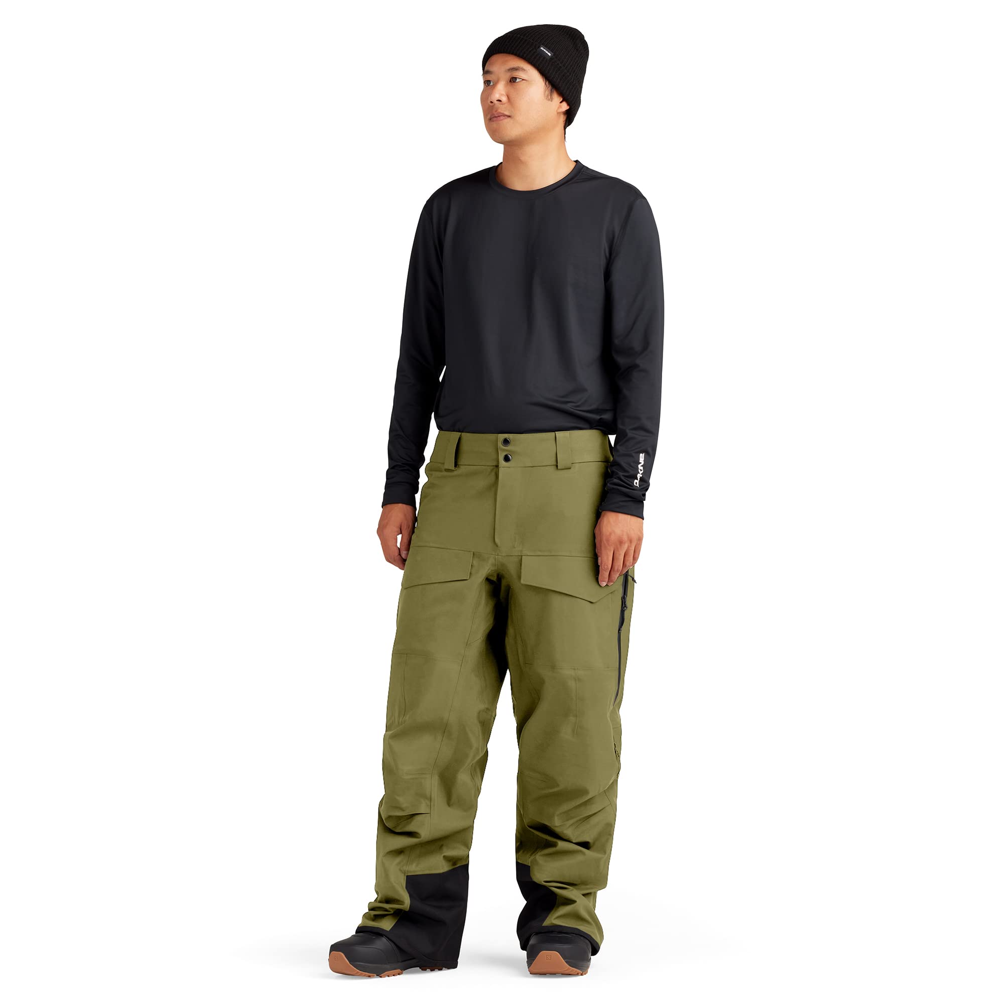 Dakine Pantaloni elasticizzati da uomo Sender 3L, verde oliva