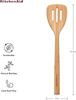 Vista 2 de KitchenAid Herramientas universales de bambú, 12 pulgadas