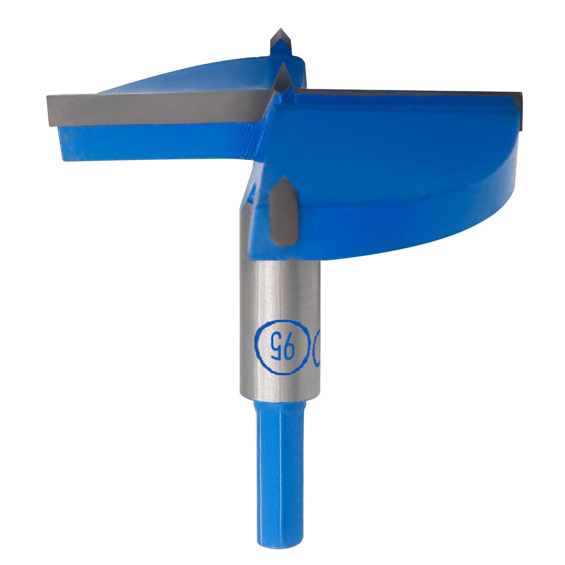 Skweawert Forstner Drill Bit 3-3/4 Inch / 95mm Tungsten Carbide Wood Hole Saw Auger Opener Hex Handle 3.74" Woodworking Hinge Hole Drilling Boring Bit