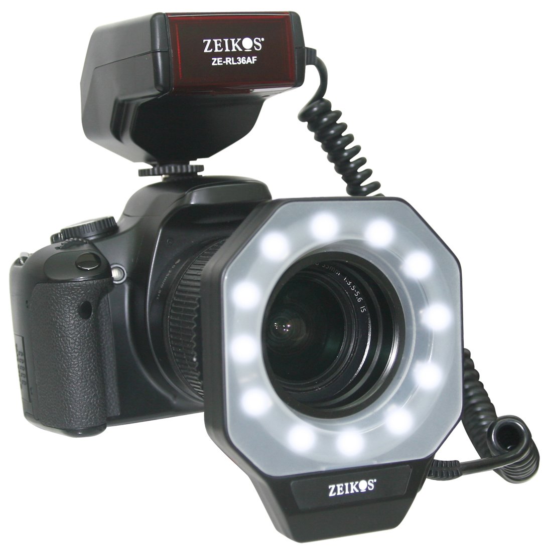 Zeikos ZE-RL36AF Digital LED Universal Macro Ringlight