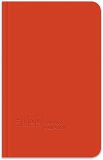 Elan Publishing Company E64-8x4M -6 Mini Field Surveying Book 4 ⅓ x 7, Bright Orange Cover (Pack of 6)